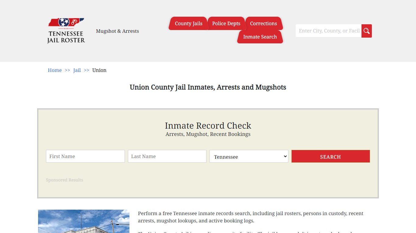 Union County Jail Inmates, Arrests and Mugshots - Jail Roster Search